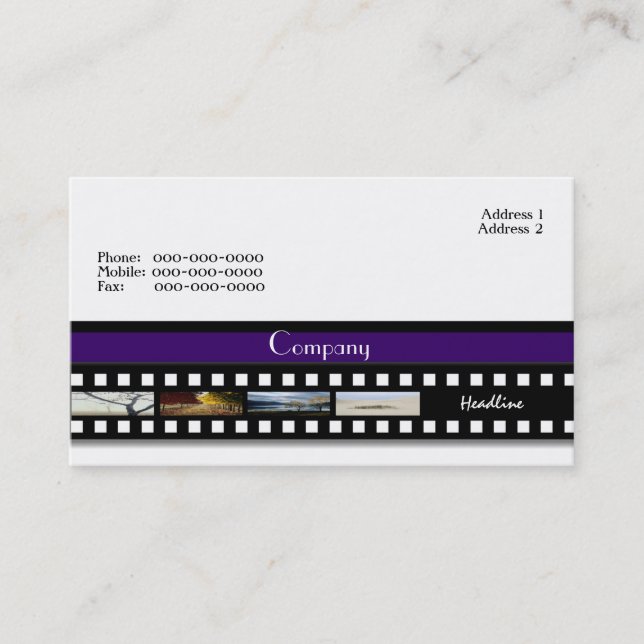 Photographer Business Card (Front)