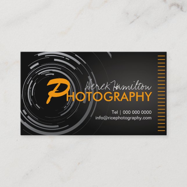 Photographer Business Cards (Front)