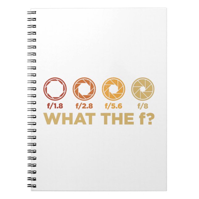 Photographer | Camera Profession Photography Gift Notebook (Front)