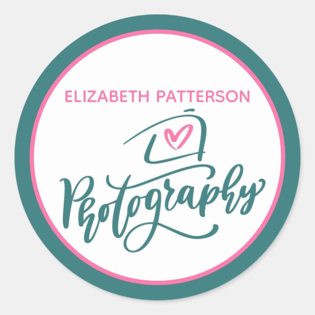 Photographer Camera Sticker (Front)