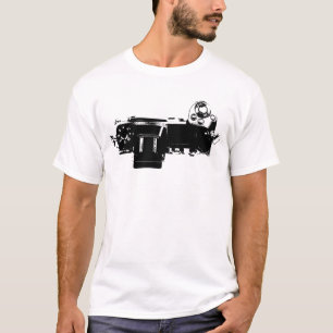 Photographer camera top view tshirts