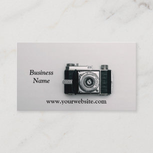 Photographer Camera Vintage Business Card
