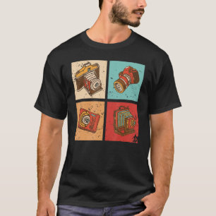 Photographer Camera Vintage Photography Art Men T-Shirt