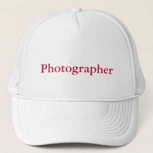 Photographer cap