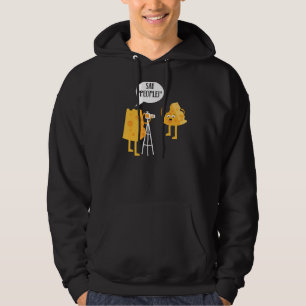 Photographer Cheesy  Mozzarella Cheddar Camera  1 Hoodie