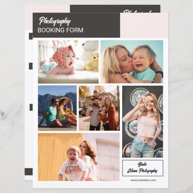 Photographer Contract Form template (Front/Back)