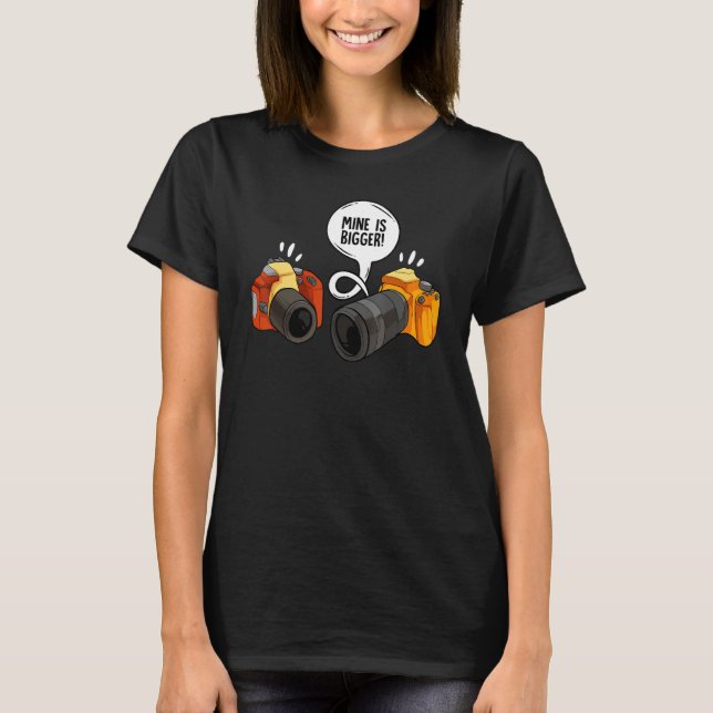 Photographer Costume Couples Camera Retro Men Wome T-Shirt (Front)