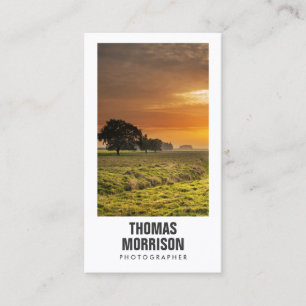 Photographer Custom Photography Business Card