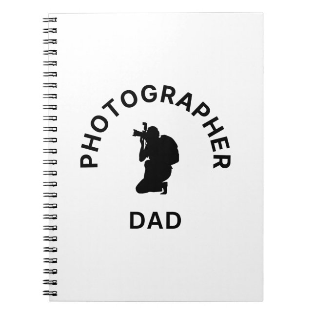 Photographer Dad Notebook (Front)