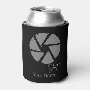 Photographer Design Vintage Aperture Retro Camera Can Cooler