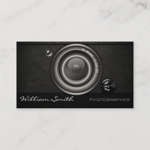 Photographer double bed business card