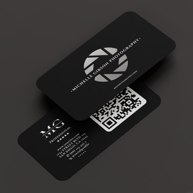 Photographer Drone Pilot Black Grey Camera Lens Business Card (Photographer Drone Pilot Black Grey Camera Lens Business Card
)