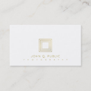 Photographer Elegant Gold Look Photography Stylish Business Card