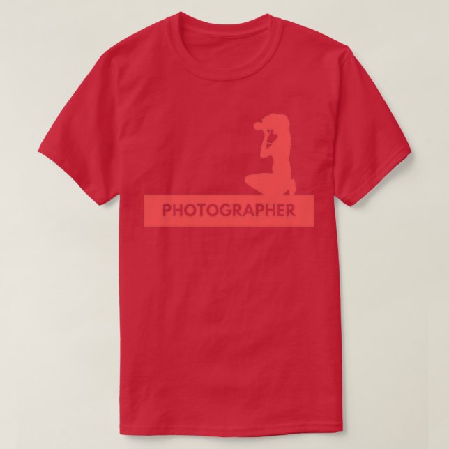 Photographer Female  T-Shirt (Design Front)
