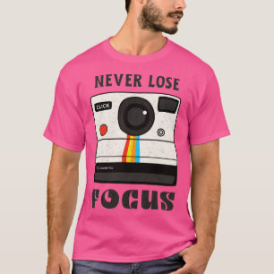 Photographer Focus 70s Photo Camera Vintage T-Shirt