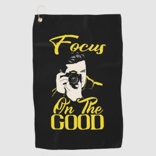 Photographer Focus On The Good Golf Towel