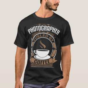 Photographer Fuelled By 2 go coffee cup T-Shirt