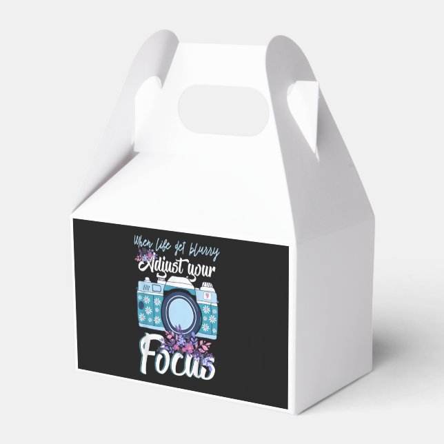 Photographer Gift - Camera Photography Favour Box (Front Side)
