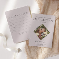 Photographer Gift Card Certificates