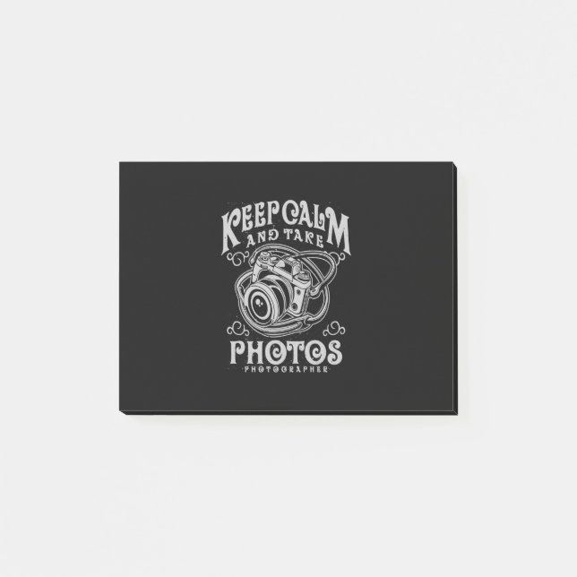 Photographer Keep Calm And Take Photos Post-it Notes (Front)