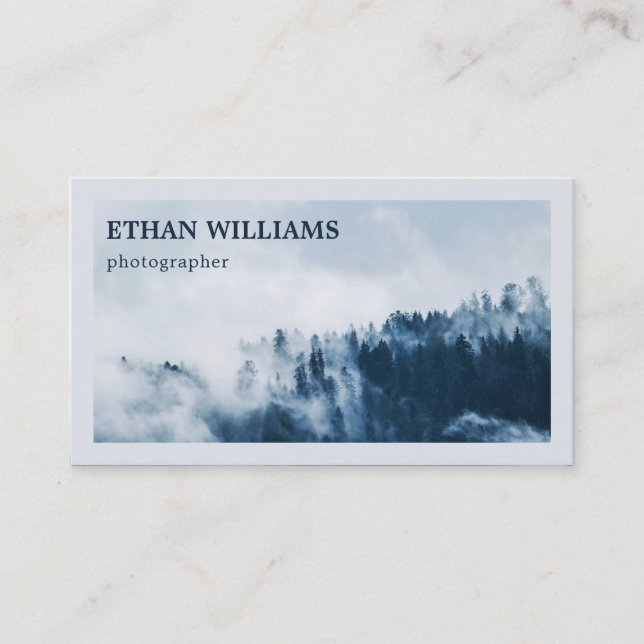 Photographer Landscape Business Card (Front)