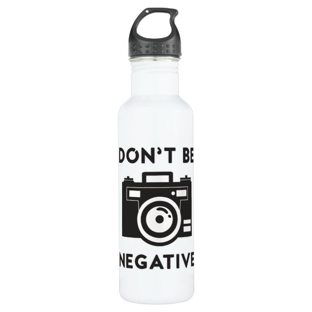 Photographer Lens Photography Camera Gift Idea 710 Ml Water Bottle (Front)