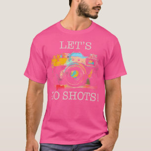 Photographer Let'S Do Shots Camera Vintage Photogr T-Shirt