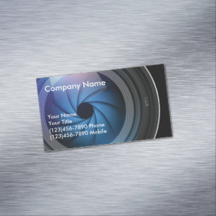 Photographer Magnetic Business Card