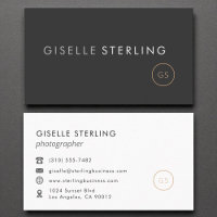 Photographer Minimalist Luxury Black Elegant