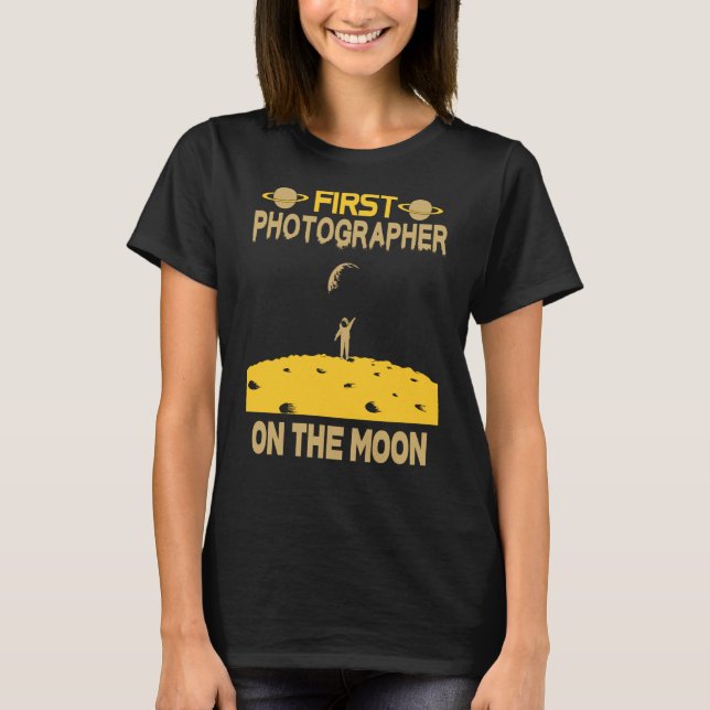 Photographer On The Moon T-Shirt (Front)