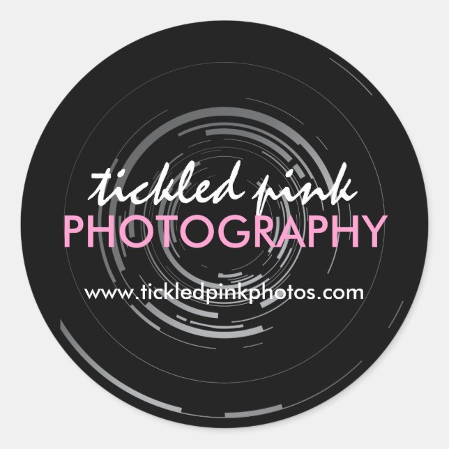 Photographer packaging Labels (Front)