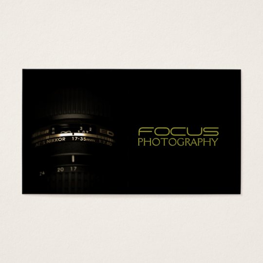 Photographer,Photography, Camera Business Card
