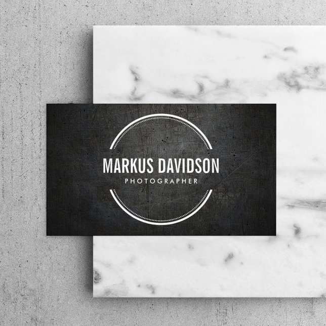 Photographer Photography Camera Lens Business Card (Creator Uploaded)
