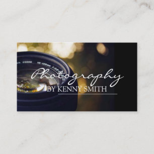 Photographer Photography Camera Lens Portrait Business Card