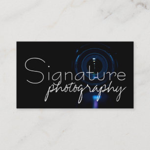 Photographer Photography Camera Lens Portrait Business Card