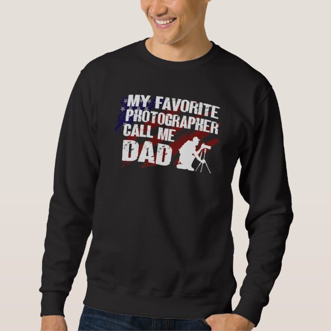 Photographer Photography Camera Sweatshirt (Front)