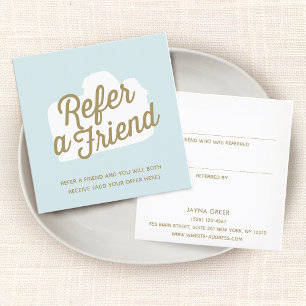 Photographer Photography Customer Referral Card