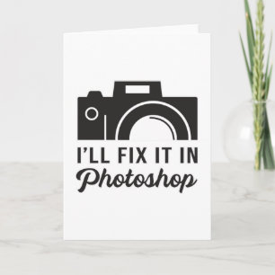 Photographer Photography Lens Funny Gift Idea Card