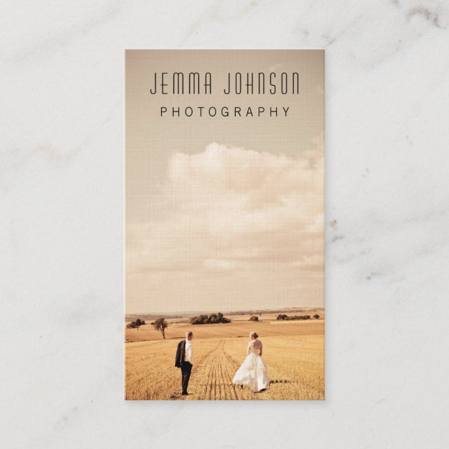 Photographer Photography Photo Template Marketing Business Card (Front)