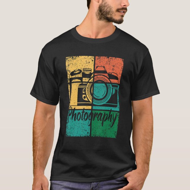 Photographer Photography SLR Camera T-Shirt (Front)