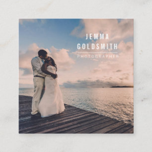 Photographer Photography Square Business Card