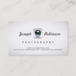 Photographer Photography with Your Best Photos Business Card