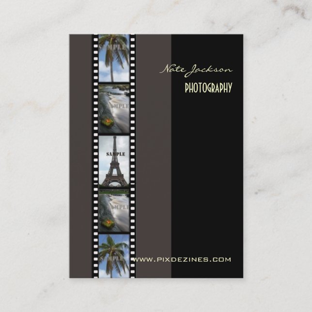 Photographer  photos template business card (Front)