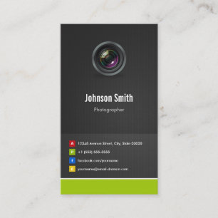 Photographer - Premium Creative Innovative Business Card