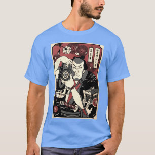 PHOTOGRAPHER SAMURAI MEN PICTURE JAPANESE  T-Shirt