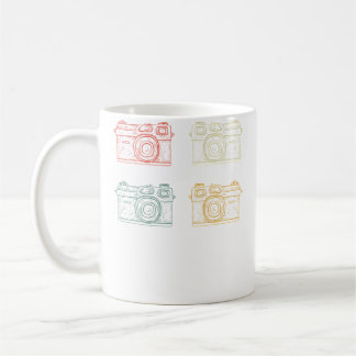 Photographer Shirt Retro Vintage Photography Camer Coffee Mug