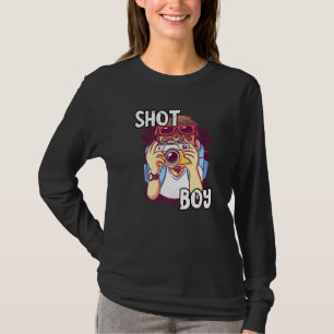 Photographer Shot Boy Photo Camera Lens Photograph T-Shirt