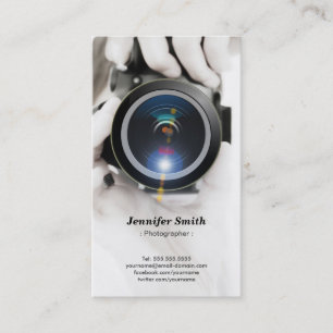Photographer - Show your best photo on the back Business Card
