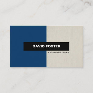 Photographer - Simple Elegant Stylish Business Card