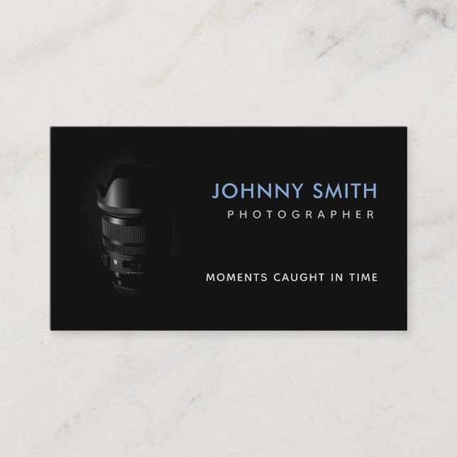 Photographer Slogans Business Cards (Front)